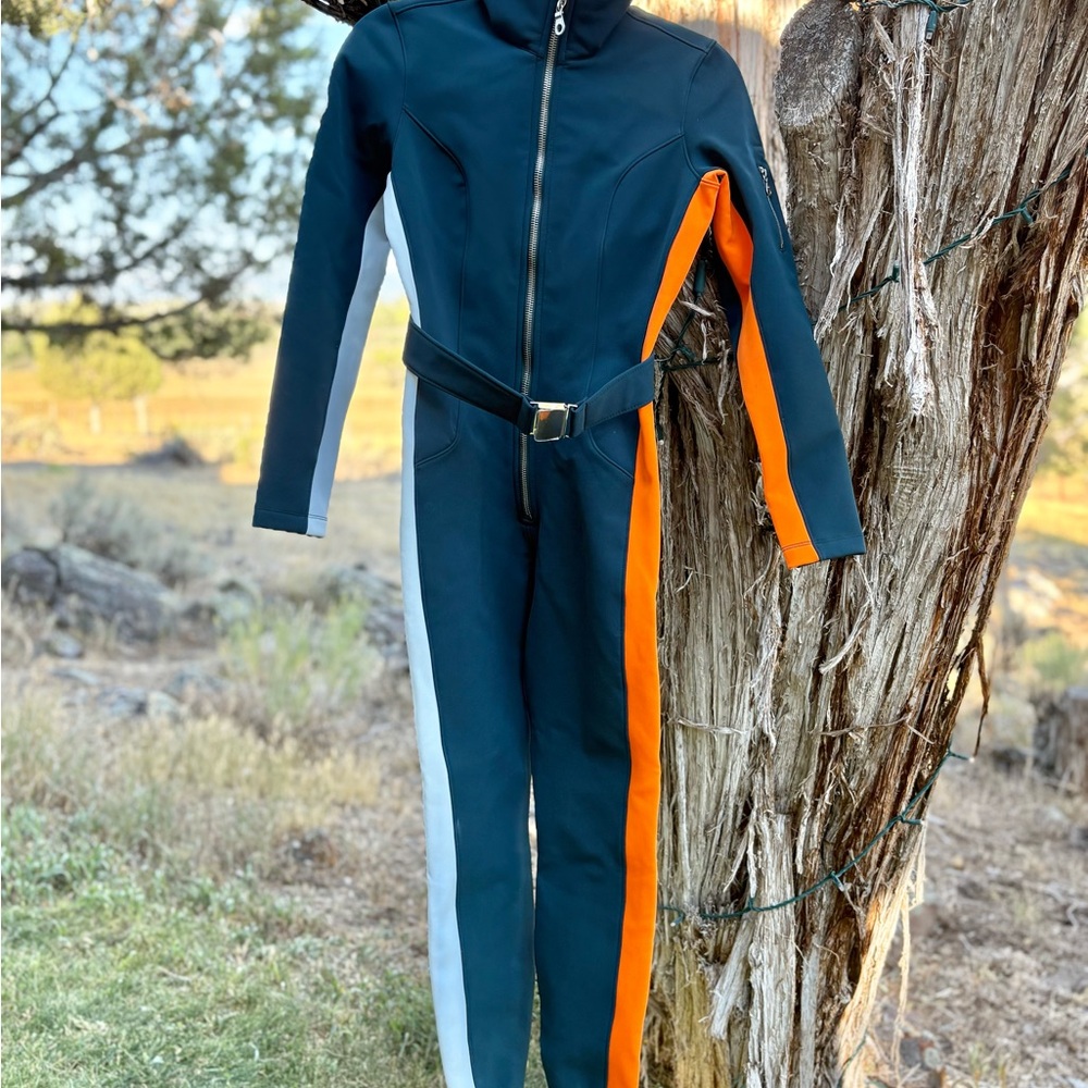 Cordova Teal Ski Suit with Zipper